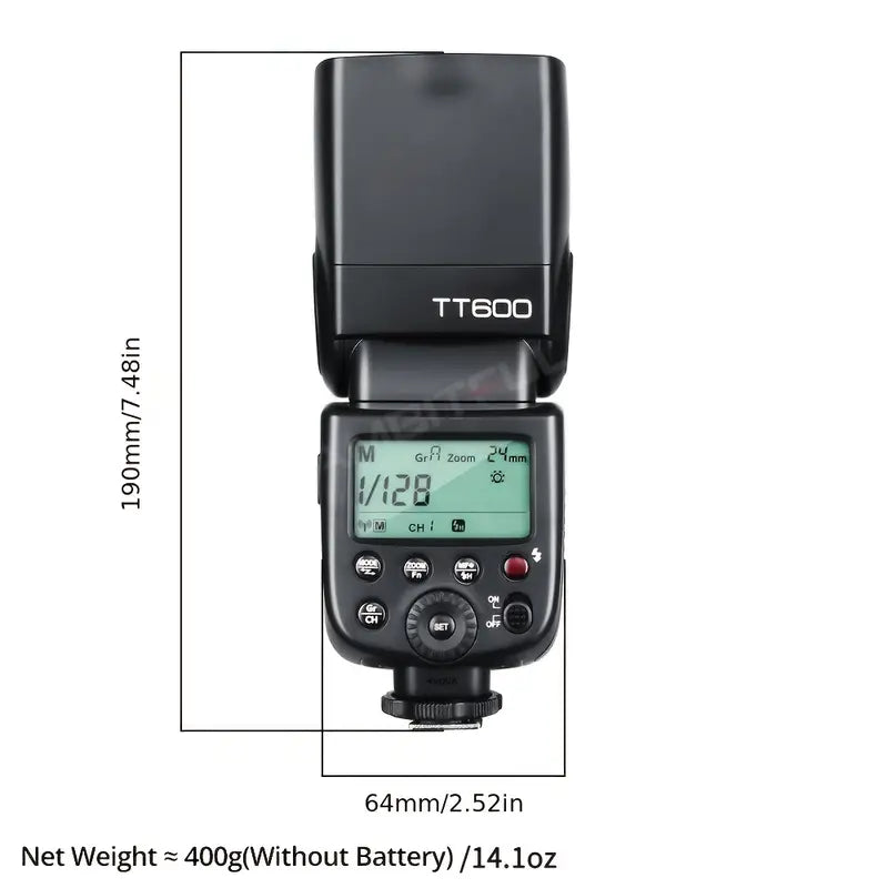 ⚡ Flash Godox TT600 – Potencia y Precisión al Instante