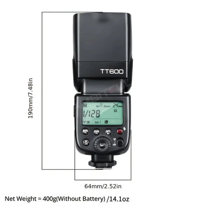 ⚡ Flash Godox TT600 – Potencia y Precisión al Instante