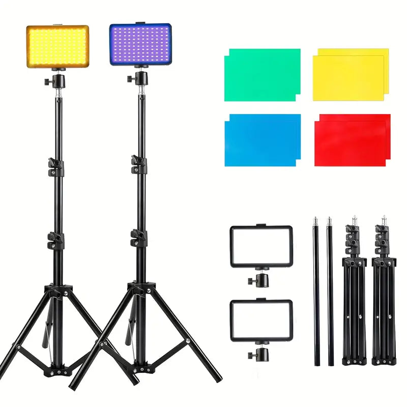 Juego doble de luces led para grabación