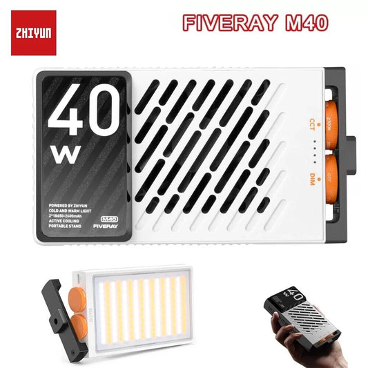 ⚡ Luz Zhiyun M40 – Potencia Compacta en tu Bolsillo