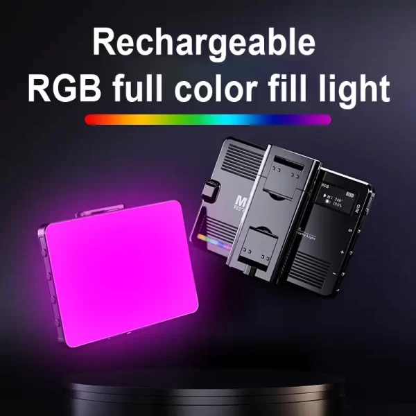 LUZ M16 RGB para cámaras profesionales